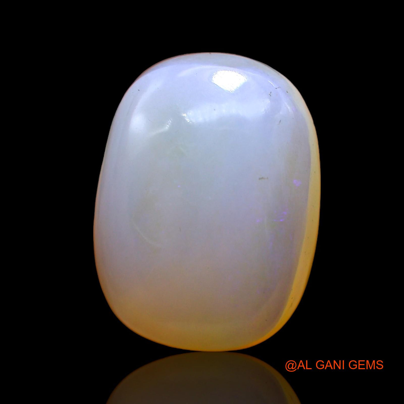 Natural Untreated Fire Opal Loose Gemstone Oval Cabochon From Australia 11.00 Cts 18x13x6 mm AC-227
