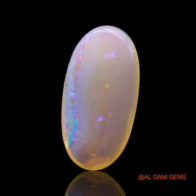 7.00 Cts Natural Australian Fire Opal Loose Gemstone Oval Cabochon 20x10x4 mm AC-229