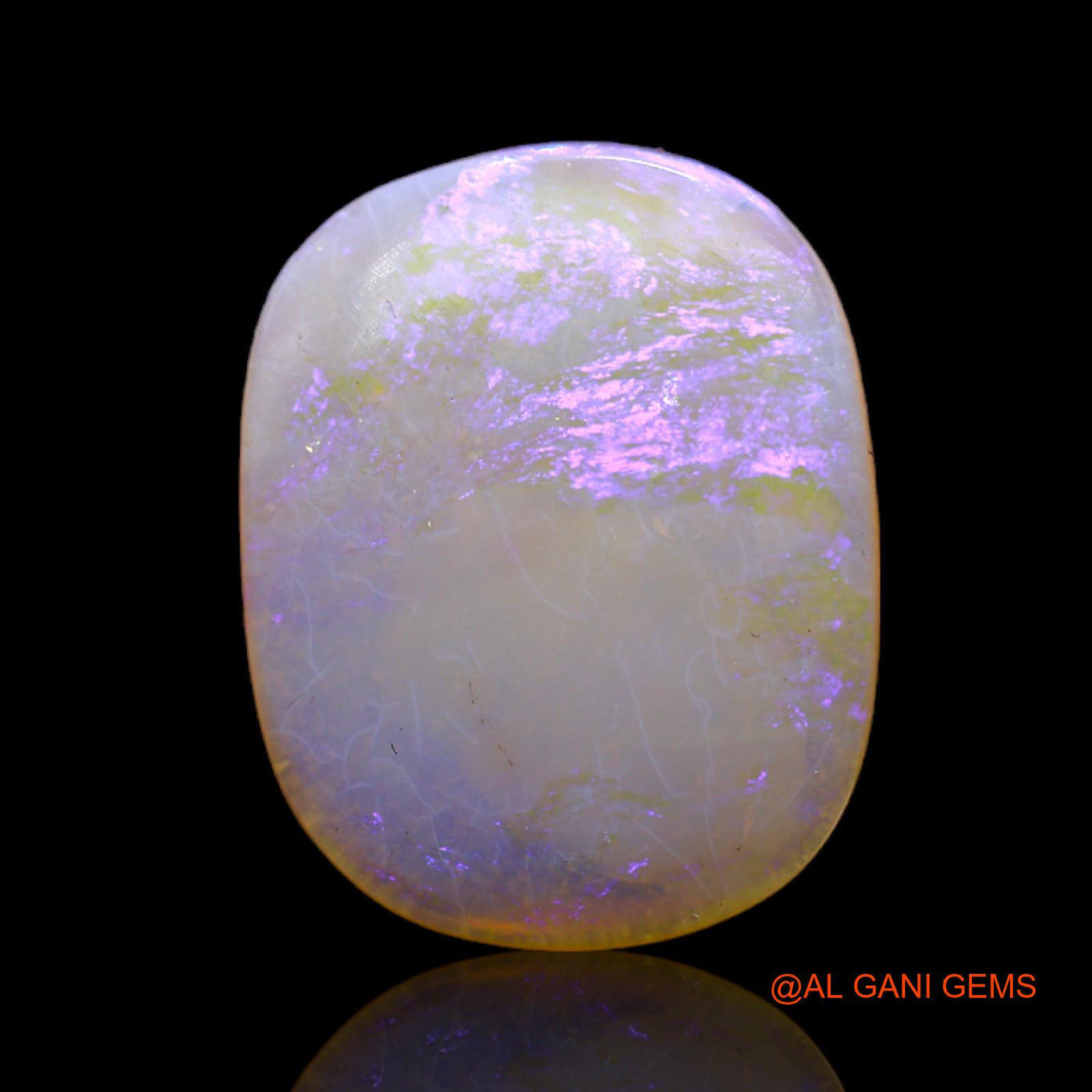 6.00 Cts Natural Australian Fire Opal Loose Gemstone Oval Cabochon 18x14x3 mm AC-22