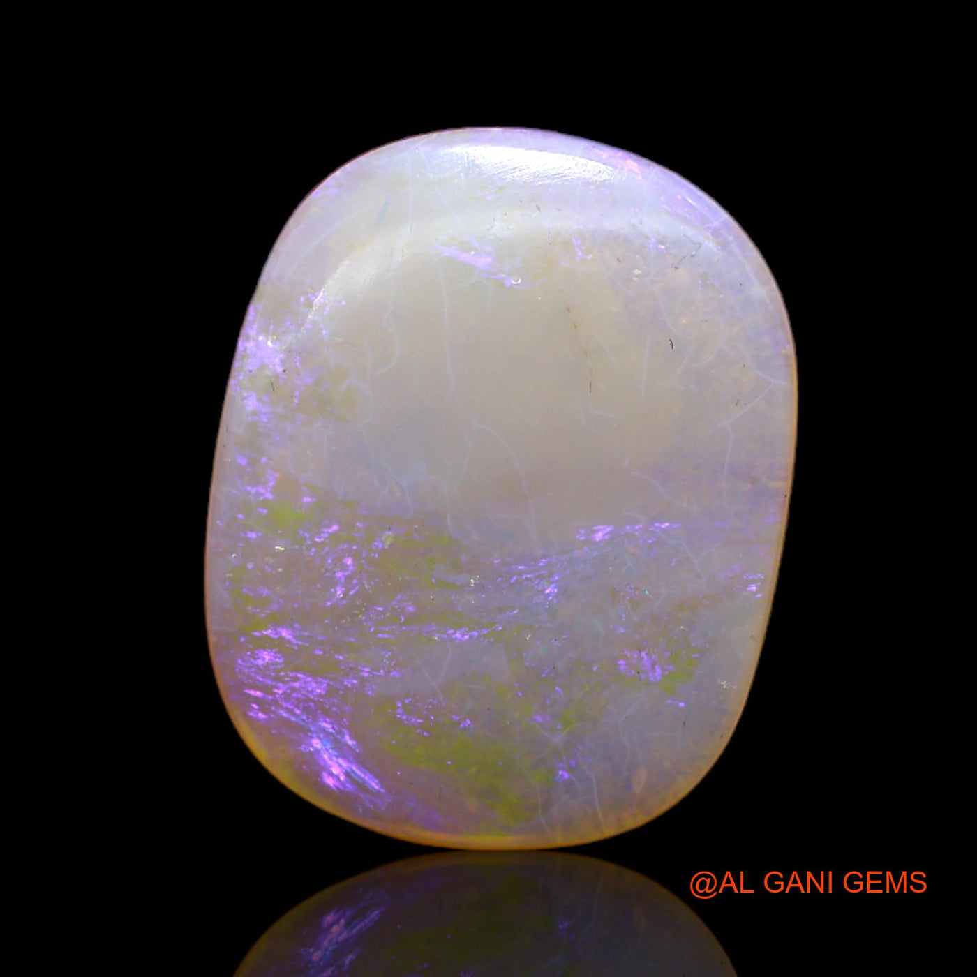 6.00 Cts Natural Australian Fire Opal Loose Gemstone Oval Cabochon 18x14x3 mm AC-22