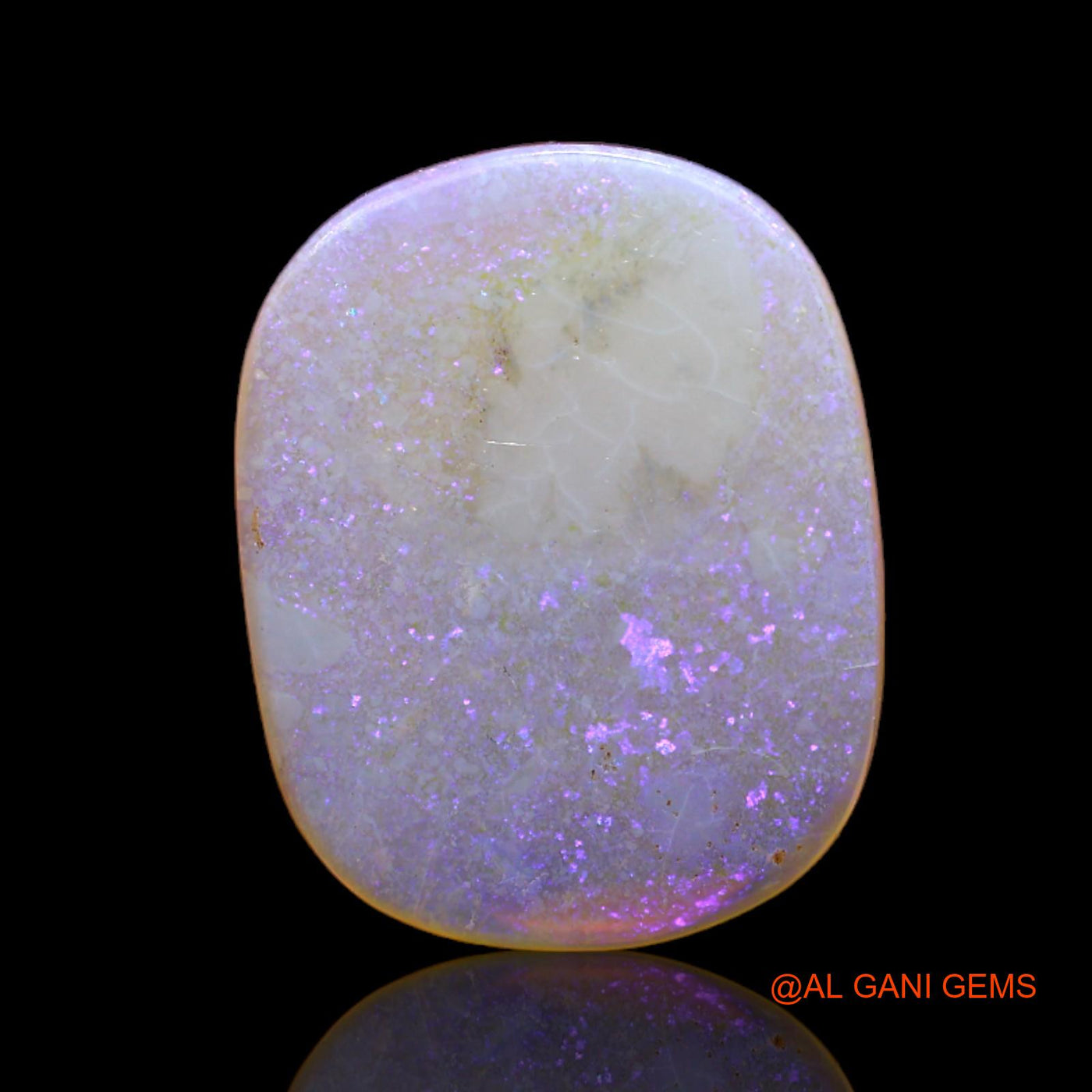 6.00 Cts Natural Australian Fire Opal Loose Gemstone Oval Cabochon 18x14x3 mm AC-22