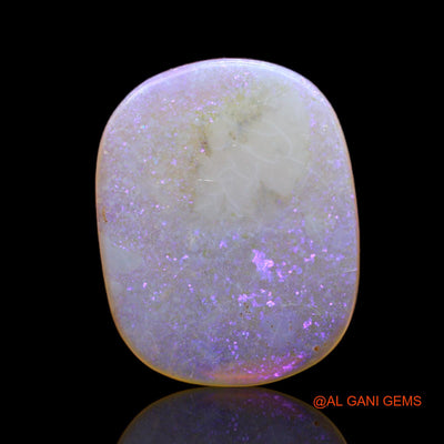 6.00 Cts Natural Australian Fire Opal Loose Gemstone Oval Cabochon 18x14x3 mm AC-22