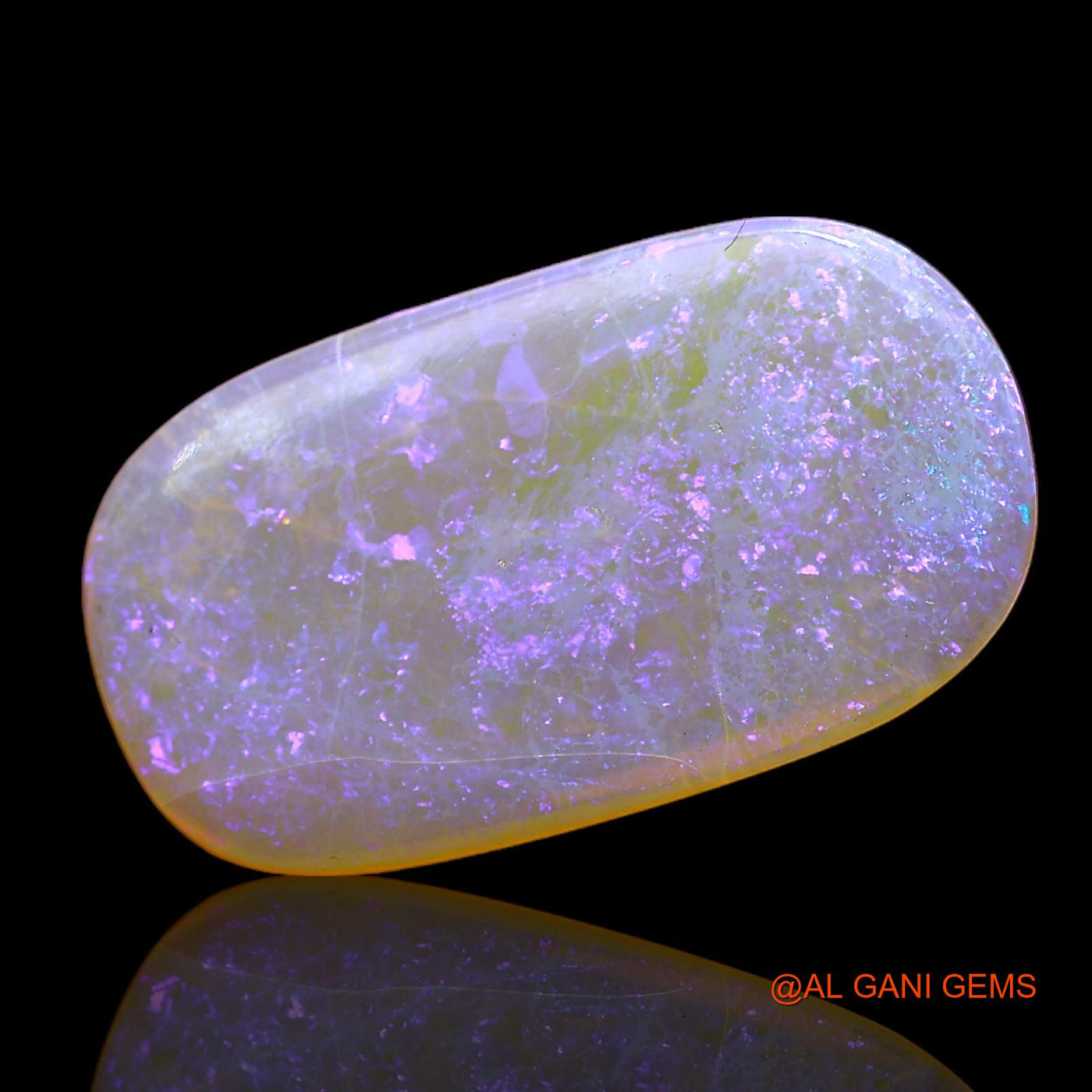 3.00 Cts Natural Australian Fire Opal Oval Cabochon Loose Gemstone For Jewelry 19x10x2 mm AC-230
