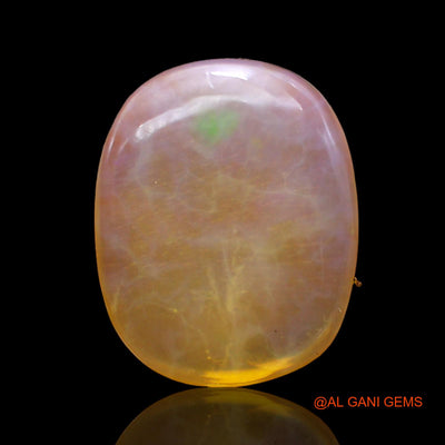 7.00 Cts Natural Australian Fire Opal Loose Gemstone Oval Cabochon 17x14x4 mm AC-231