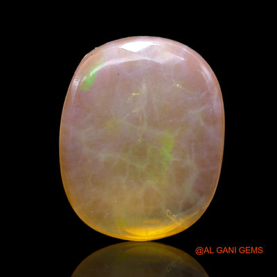 7.00 Cts Natural Australian Fire Opal Loose Gemstone Oval Cabochon 17x14x4 mm AC-231