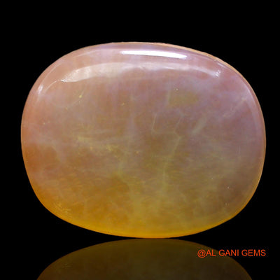7.00 Cts Natural Australian Fire Opal Loose Gemstone Oval Cabochon 17x14x4 mm AC-231