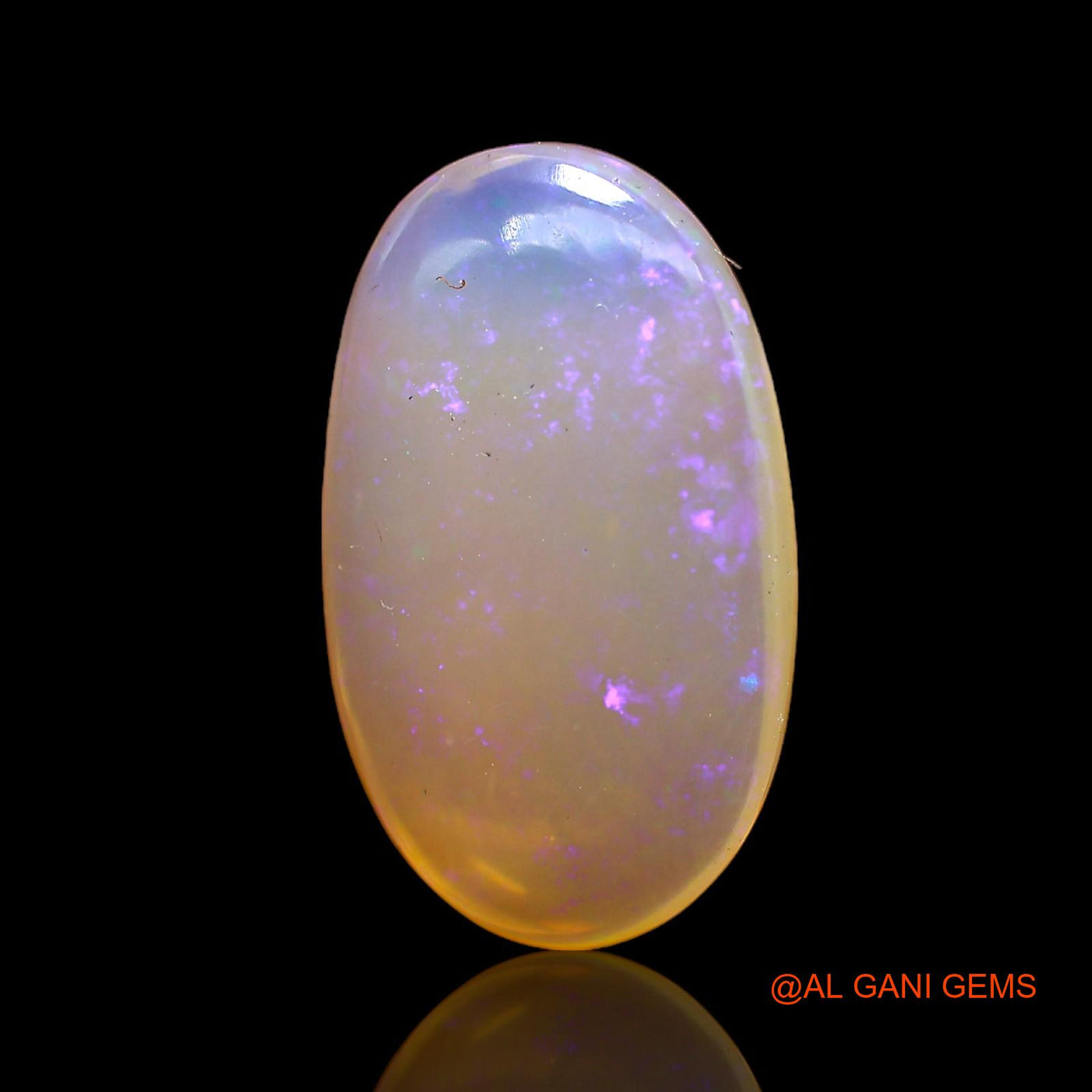 7.00 Cts Natural Australian Fire Opal Oval Cabochon Loose Gemstone For Jewelry 19x14x5 mm AC-234