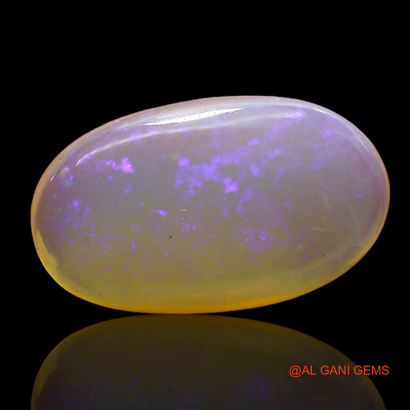 7.00 Cts Natural Australian Fire Opal Oval Cabochon Loose Gemstone For Jewelry 19x14x5 mm AC-234