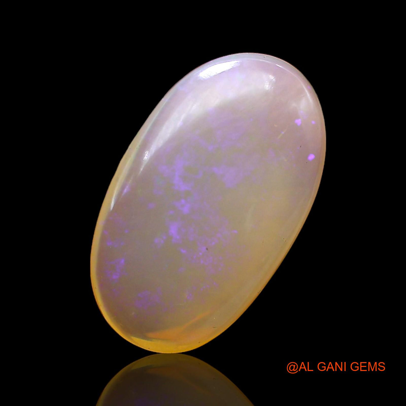 7.00 Cts Natural Australian Fire Opal Oval Cabochon Loose Gemstone For Jewelry 19x14x5 mm AC-234