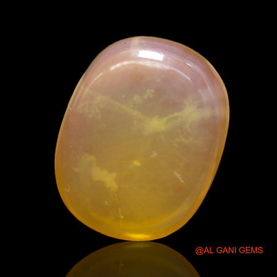 Natural Fire Opal Gemstone 10.00 Cts Loose Oval Cabochon From Australia 17x13x6 mm AC-235