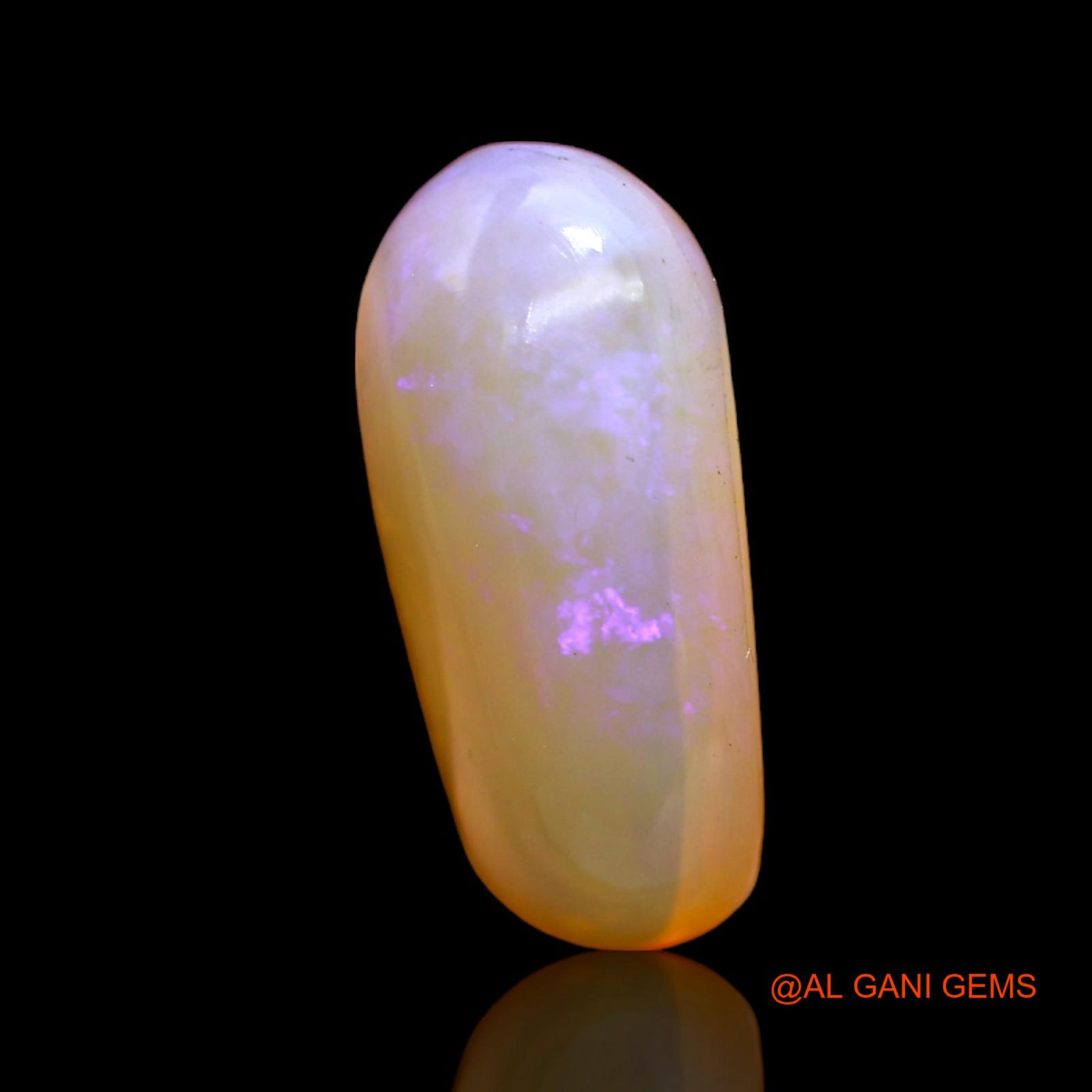 8.00 Cts Natural Australian Fire Opal Loose Gemstone Oval Cabochon 20x11x6 mm AC-237