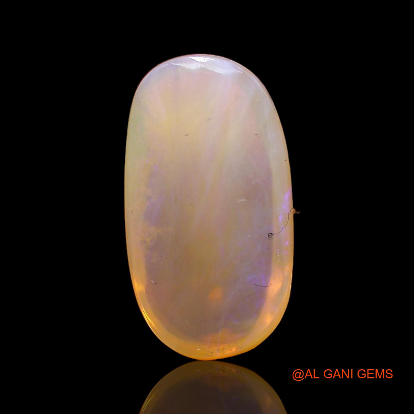 8.00 Cts Natural Australian Fire Opal Loose Gemstone Oval Cabochon 20x11x6 mm AC-237