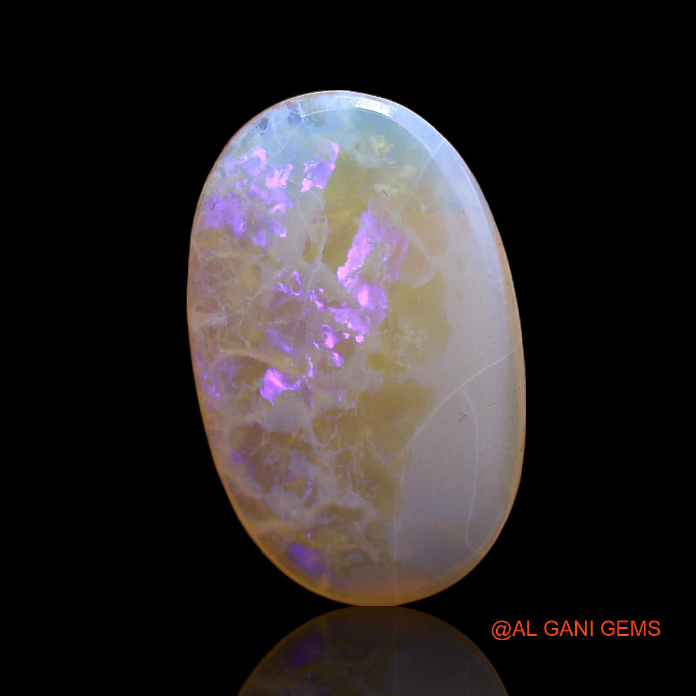 4.00 Cts Natural Australian Fire Opal Loose Gemstone Oval Cabochon 19x12x3 mm AC-238