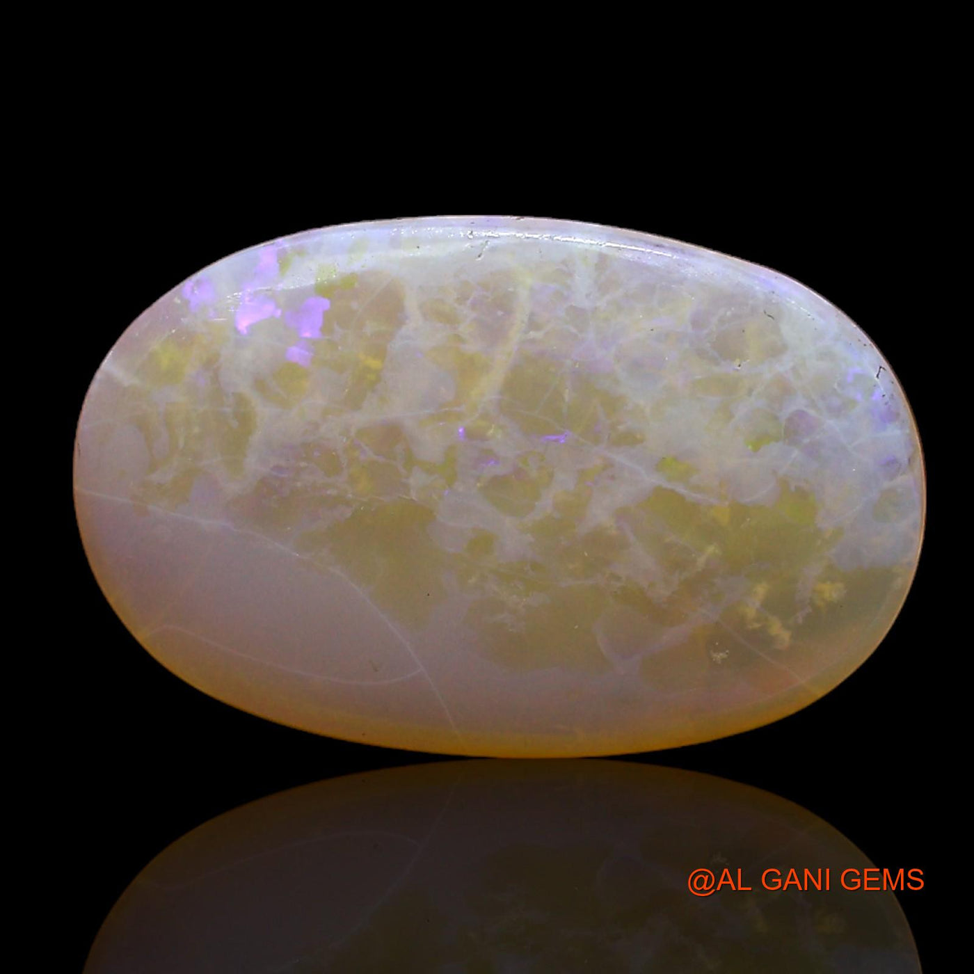 4.00 Cts Natural Australian Fire Opal Loose Gemstone Oval Cabochon 19x12x3 mm AC-238