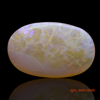 4.00 Cts Natural Australian Fire Opal Loose Gemstone Oval Cabochon 19x12x3 mm AC-238