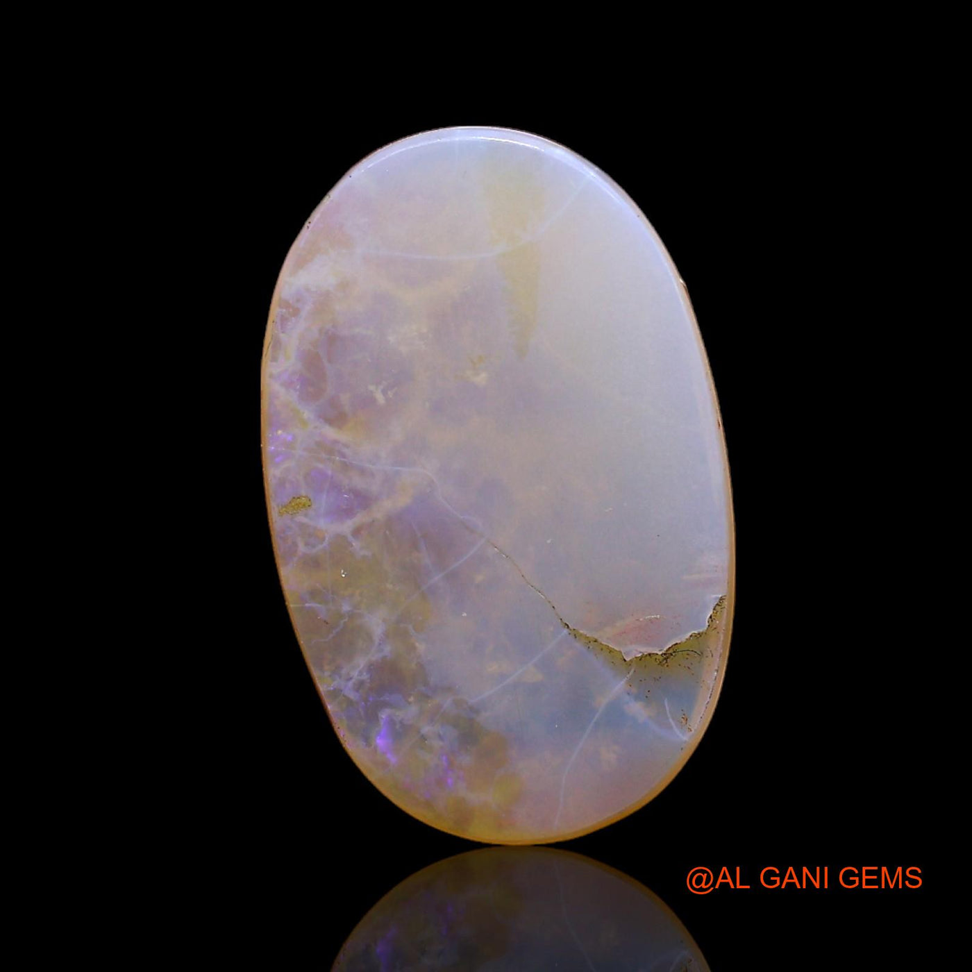 4.00 Cts Natural Australian Fire Opal Loose Gemstone Oval Cabochon 19x12x3 mm AC-238