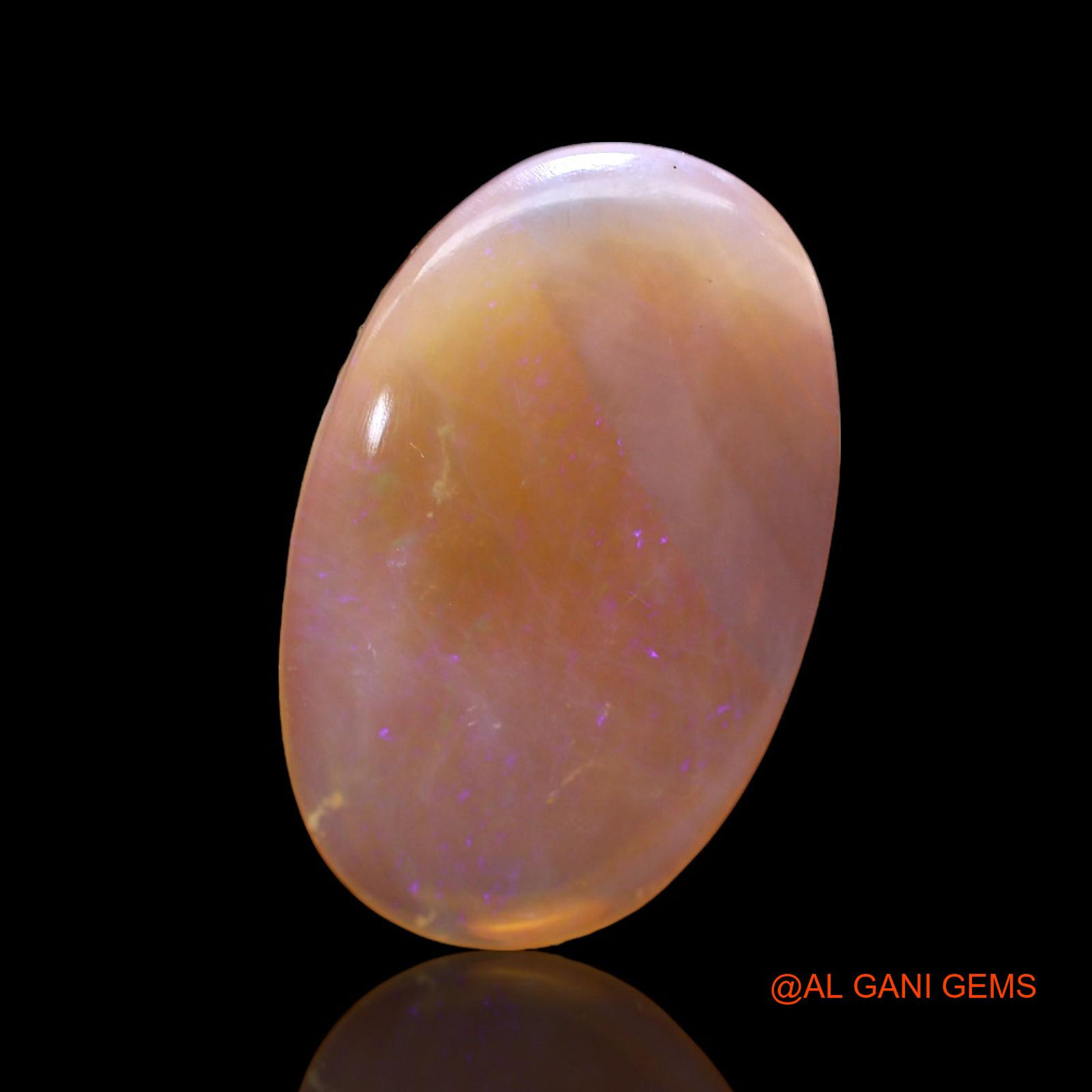 8.00 Cts Natural Australian Fire Opal Loose Gemstone Oval Cabochon 21x13x4 mm AC-241