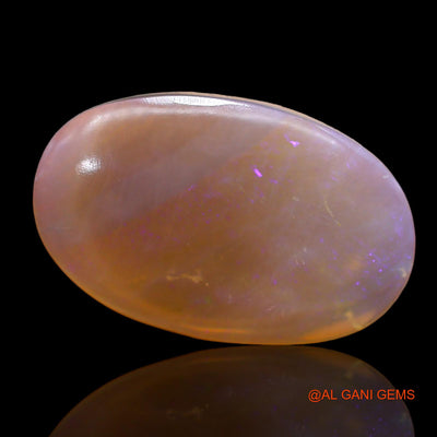 8.00 Cts Natural Australian Fire Opal Loose Gemstone Oval Cabochon 21x13x4 mm AC-241