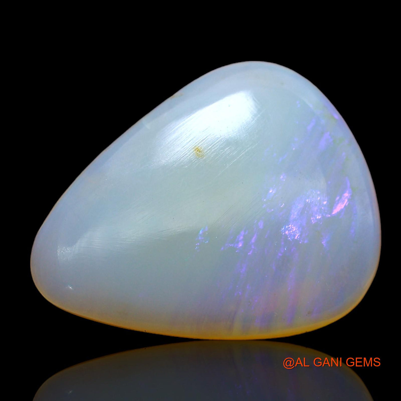 6.00 Cts Natural Australian Fire Opal Loose Gemstone Pear Cabochon 18x14x3 mm AC-242