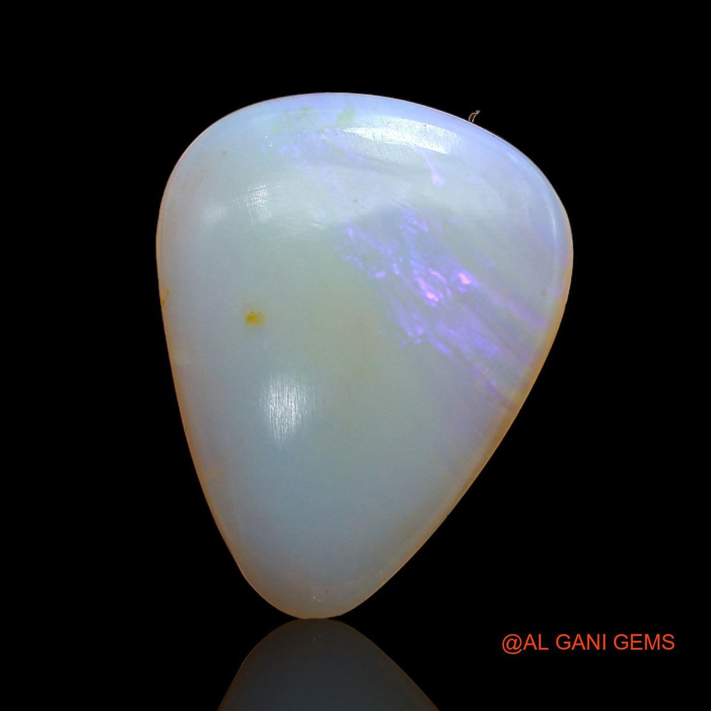 6.00 Cts Natural Australian Fire Opal Loose Gemstone Pear Cabochon 18x14x3 mm AC-242