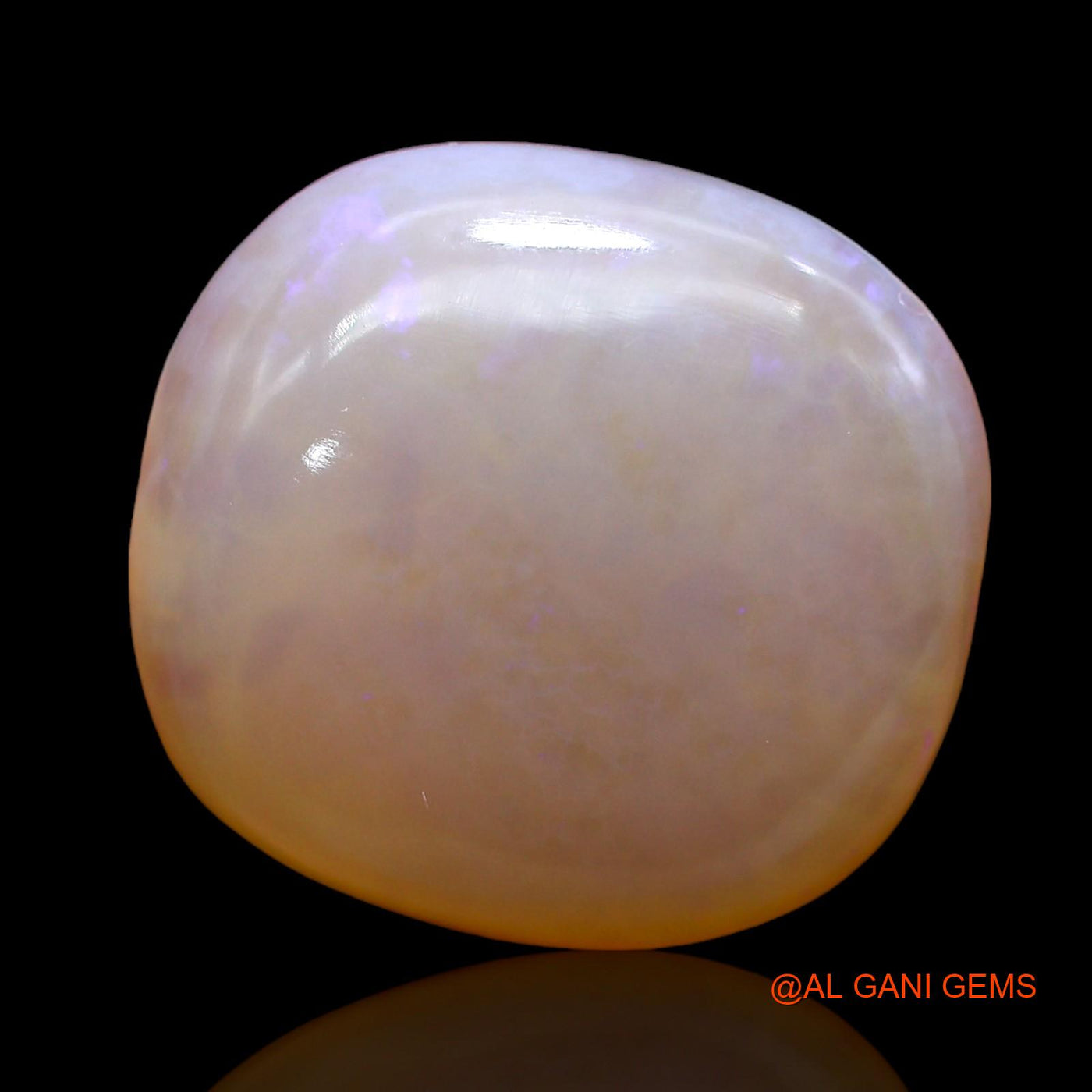 11.00 Cts Natural Australian Fire Opal Loose Gemstone Oval Cabochon 17x16x5 mm AC-244