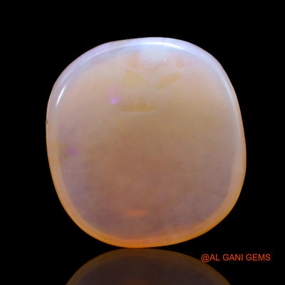 11.00 Cts Natural Australian Fire Opal Loose Gemstone Oval Cabochon 17x16x5 mm AC-244
