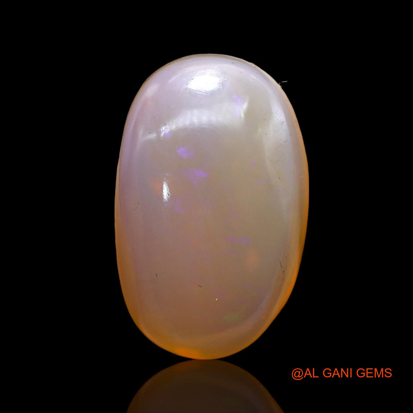 11.00 Cts Natural Australian Fire Opal Loose Gemstone Oval Cabochon 18x12x7 mm AC-246