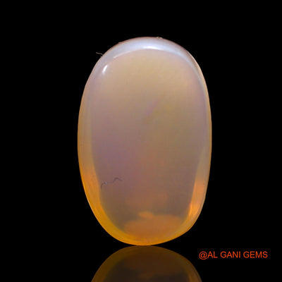 11.00 Cts Natural Australian Fire Opal Loose Gemstone Oval Cabochon 18x12x7 mm AC-246