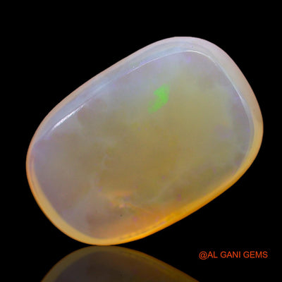 9.00 Cts Natural Australian Fire Opal Oval Cabochon Loose Gemstone For Jewelry 17x12x6 mm AC-247