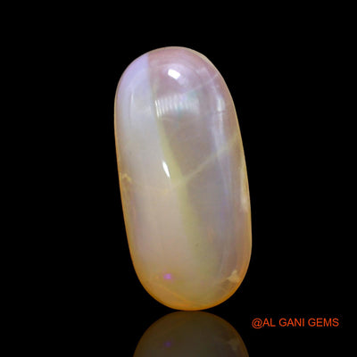 Natural Fire Opal Gemstone 7.00 Cts Loose Oval Cabochon From Australia 19x9x5 mm AC-248