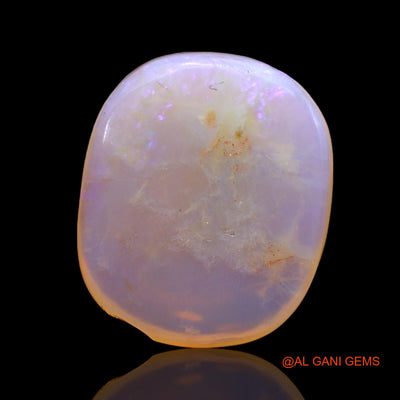 8.00 Cts Natural Australian Fire Opal Loose Gemstone Oval Cabochon 16x14x5 mm AC-249