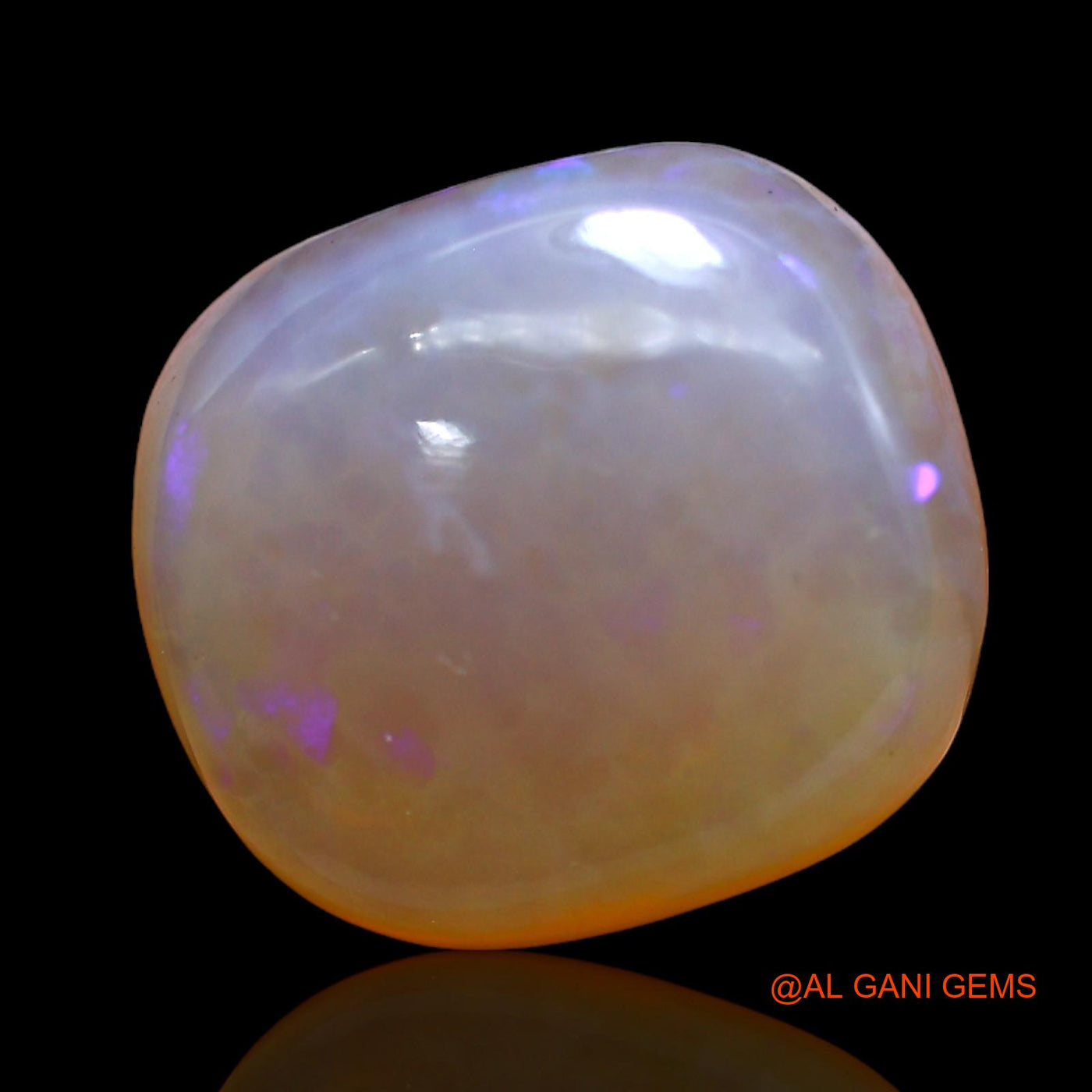 12.00 Cts Natural Australian Fire Opal Loose Gemstone Oval Cabochon 16x14x7 mm AC-250