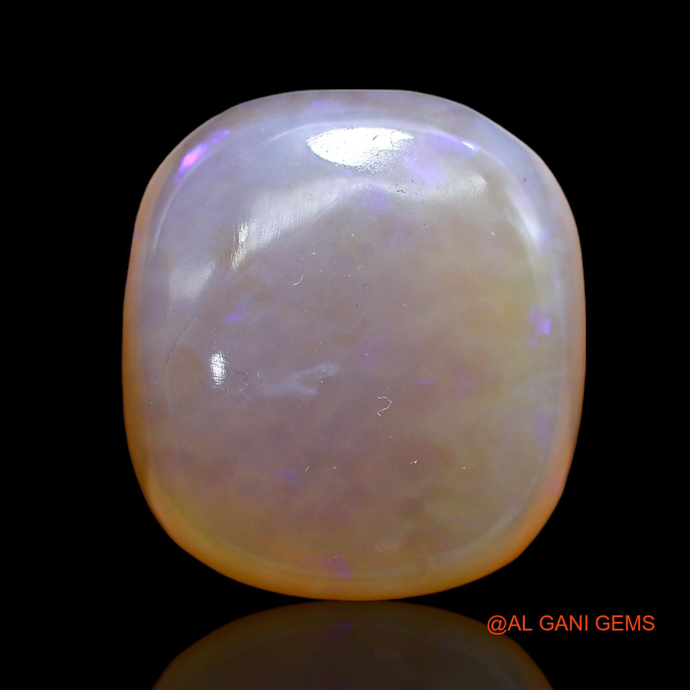 12.00 Cts Natural Australian Fire Opal Loose Gemstone Oval Cabochon 16x14x7 mm AC-250