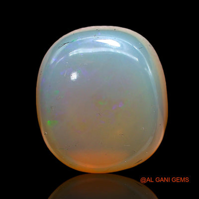 Natural Fire Opal Gemstone 11.00 Cts Loose Oval Cabochon From Australia 15x13x7 mm AC-252