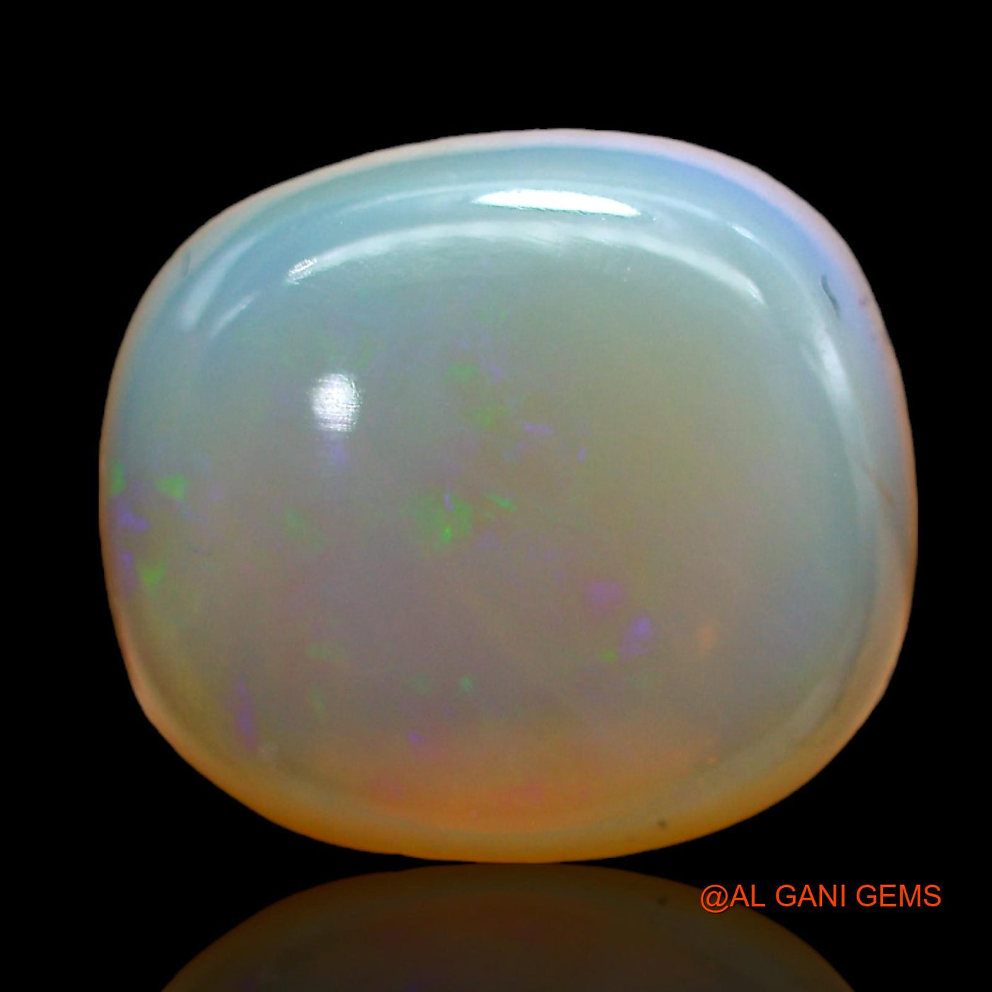 Natural Fire Opal Gemstone 11.00 Cts Loose Oval Cabochon From Australia 15x13x7 mm AC-252