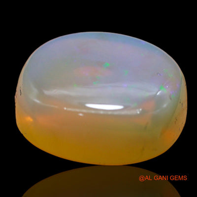 Natural Fire Opal Gemstone 11.00 Cts Loose Oval Cabochon From Australia 15x13x7 mm AC-252