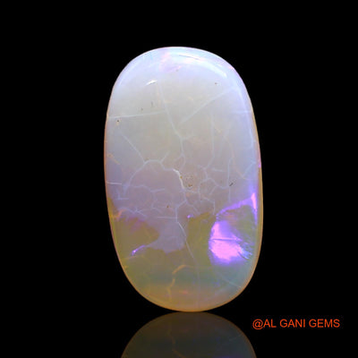 4.00 Cts Unheated Australian Fire Opal Loose Gemstone Oval Cabochon Natural 18x10x3 mm AC-254