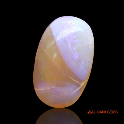 6.00 Cts Unheated Australian Fire Opal Loose Gemstone Oval Cabochon Natural 18x11x4 mm AC-255