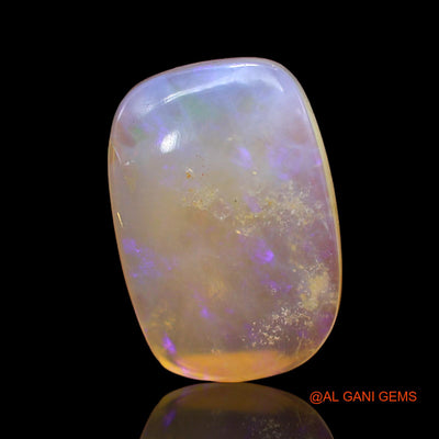 6.00 Cts Natural Australian Fire Opal Loose Gemstone Oval Cabochon 17x12x4 mm AC-256