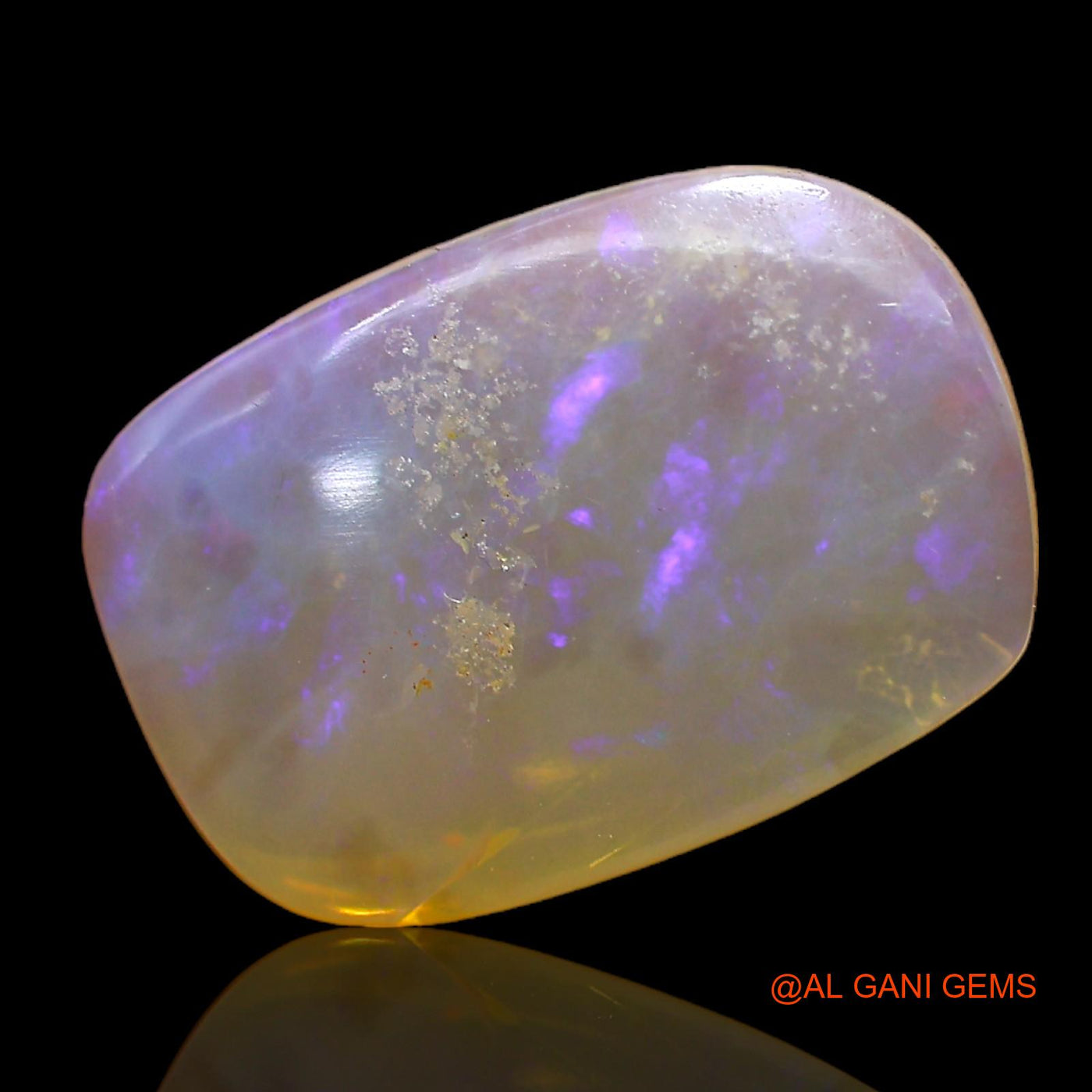 6.00 Cts Natural Australian Fire Opal Loose Gemstone Oval Cabochon 17x12x4 mm AC-256
