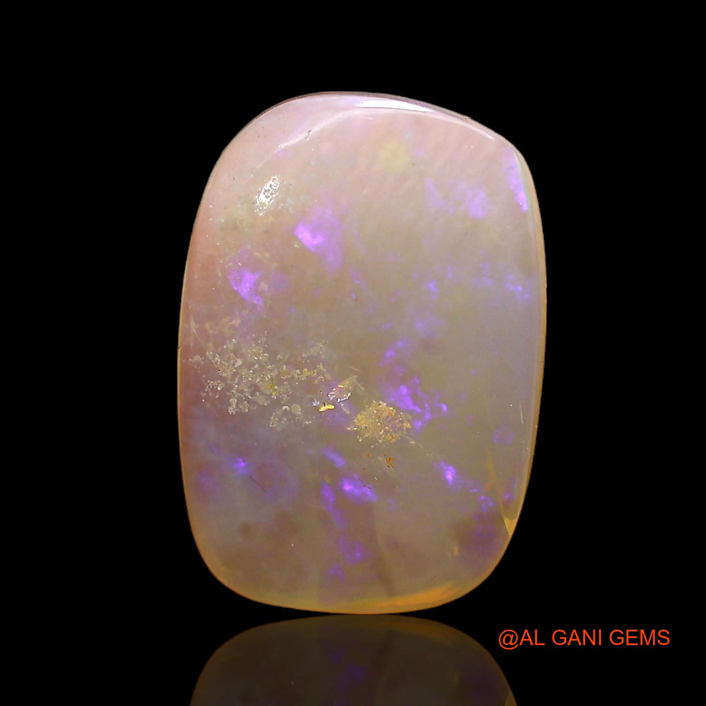 6.00 Cts Natural Australian Fire Opal Loose Gemstone Oval Cabochon 17x12x4 mm AC-256