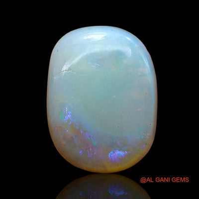 Natural Fire Opal Gemstone 5.00 Cts Loose Oval Cabochon From Australia 16x12x3 mm AC-257