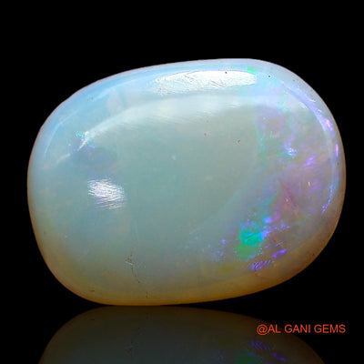 Natural Fire Opal Gemstone 5.00 Cts Loose Oval Cabochon From Australia 16x12x3 mm AC-257