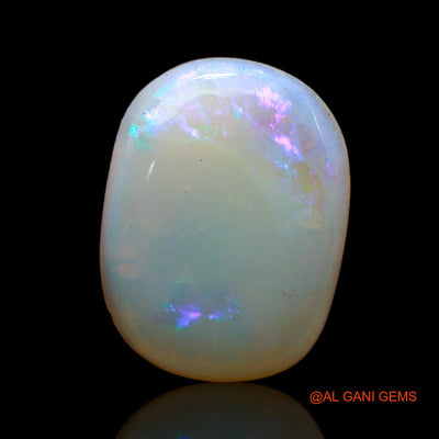 Natural Fire Opal Gemstone 5.00 Cts Loose Oval Cabochon From Australia 16x12x3 mm AC-257