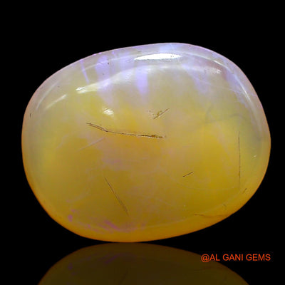 6.00 Cts Unheated Australian Fire Opal Loose Gemstone Oval Cabochon Natural 16x13x5 mm AC-258