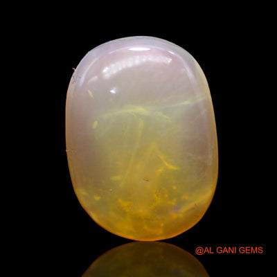 Natural Untreated Fire Opal Loose Gemstone Oval Cabochon From Australia 6.00 Cts 16x11x5 mm AC-259