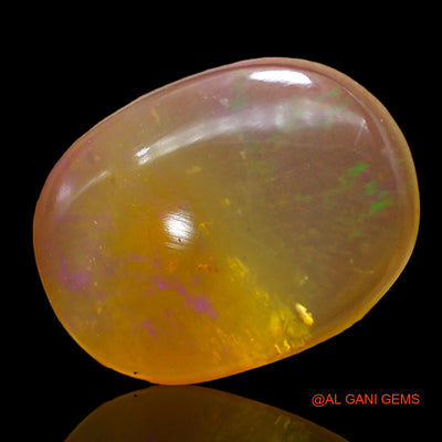 Natural Fire Opal Gemstone 6.00 Cts Loose Oval Cabochon From Australia 16x12x4 mm AC-260