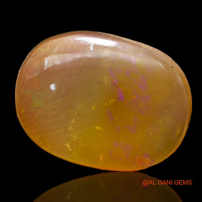 Natural Fire Opal Gemstone 6.00 Cts Loose Oval Cabochon From Australia 16x12x4 mm AC-260