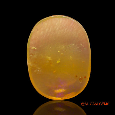 Natural Fire Opal Gemstone 6.00 Cts Loose Oval Cabochon From Australia 16x12x4 mm AC-260