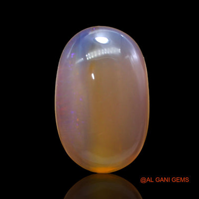 Natural Fire Opal Gemstone 11.00 Cts Loose Oval Cabochon From Australia 22x14x6 mm AC-261